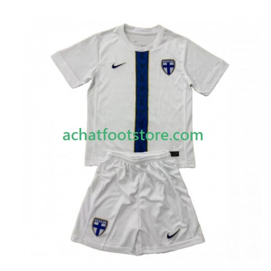 Maillot Finlande Domicile Tenue pour Enfant 2025 Manche Courte