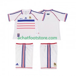 Maillot France Rétro Extérieur Tenue pour Enfant 1988 Manche Courte Maillot France Rétro Extérieur Tenue pour Enfant 1988 Manche Courte