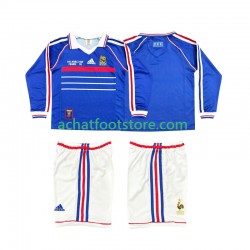 Maillot France Rétro Domicile Tenue pour Enfant 1988 Manche Longue Maillot France Rétro Domicile Tenue pour Enfant 1988 Manche Longue