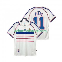 Maillot France PIRES 11 Rétro Extérieur Tenue pour Homme 1988 Manche Courte Maillot France PIRES 11 Rétro Extérieur Tenue pour Homme 1988 Manche Courte