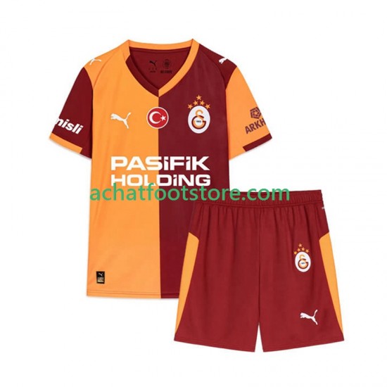 Maillot Galatasaray Domicile Tenue pour Enfant 2025-2026 Manche Courte