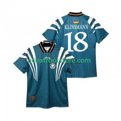 Maillot Allemagne KLINSMANN 18 Rétro Extérieur Tenue pour Homme 1996 Manche Courte Maillot Allemagne KLINSMANN 18 Rétro Extérieur Tenue pour Homme 1996 Manche Courte