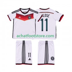 Maillot Allemagne KLOSE 11 Rétro Domicile Tenue pour Enfant 2014 Manche Courte Maillot Allemagne KLOSE 11 Rétro Domicile Tenue pour Enfant 2014 Manche Courte