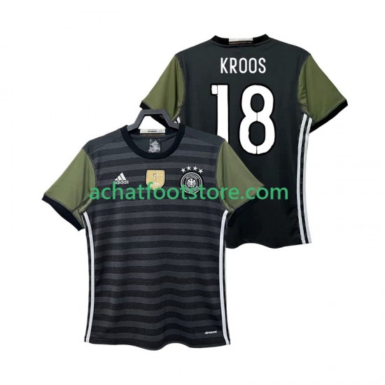 Maillot Allemagne KROOS 18 Rétro Extérieur Tenue pour Homme 2016 Manche Courte