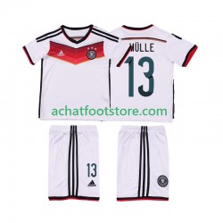 Maillot Allemagne MULLER 13 Rétro Domicile Tenue pour Enfant 2014 Manche Courte Maillot Allemagne MULLER 13 Rétro Domicile Tenue pour Enfant 2014 Manche Courte