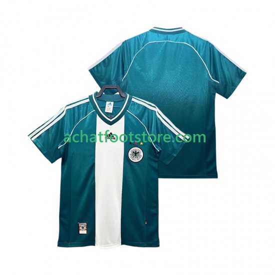 Maillot Allemagne Rétro Extérieur Tenue pour Homme 1988 Manche Courte