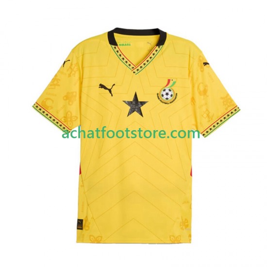 Maillot Ghana Extérieur Tenue pour Homme 2025 Manche Courte