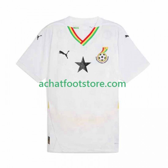 Maillot Ghana Domicile Tenue pour Homme 2025 Manche Courte