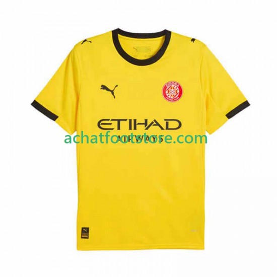 Maillot Girona Extérieur Tenue pour Homme 2025-2026 Manche Courte