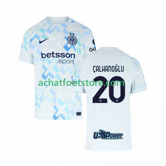Maillot Inter Milan Hakan Calhanoglu 20 Extérieur Tenue pour Homme 2025-2026 Manche Courte