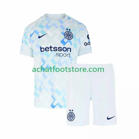 Maillot Inter Milan Extérieur Tenue pour Enfant 2025-2026 Manche Courte