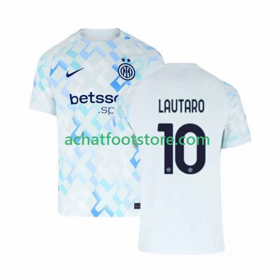 Maillot Inter Milan Lautaro Martinez 10 Extérieur Tenue pour Homme 2025-2026 Manche Courte