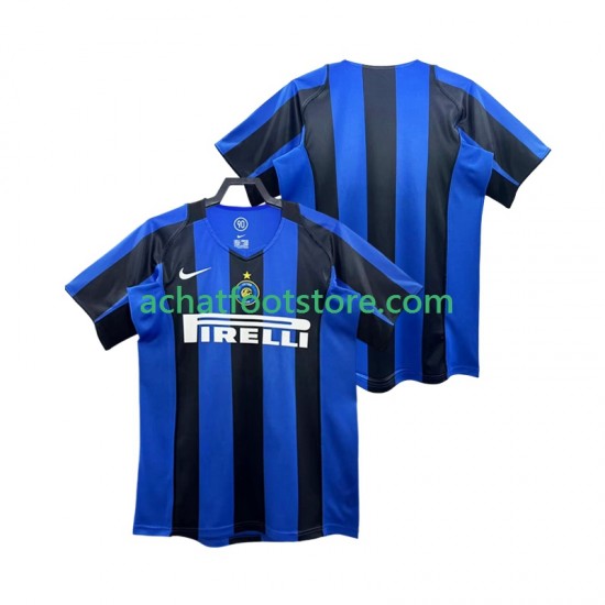 Maillot Inter Milan Rétro Domicile Tenue pour Homme 1999 1998 Manche Courte