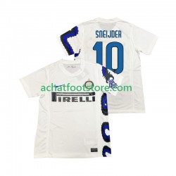 Maillot Inter Milan SNEIJDER 10 Rétro Extérieur Tenue pour Homme 2010 2011 Manche Courte