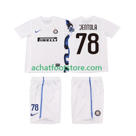 Maillot Inter Milan VENTOLA 78 Rétro Extérieur Tenue pour Enfant 2010 2011 Manche Courte