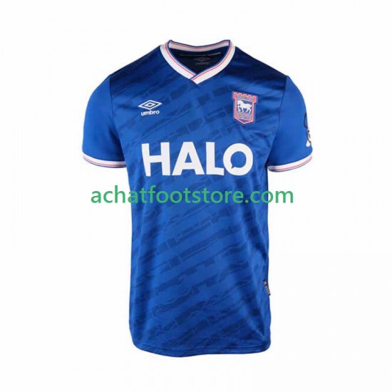 Maillot Ipswich Town Domicile Tenue pour Homme 2025-2026 Manche Courte
