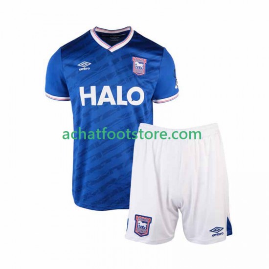 Maillot Ipswich Town Domicile Tenue pour Enfant 2025-2026 Manche Courte