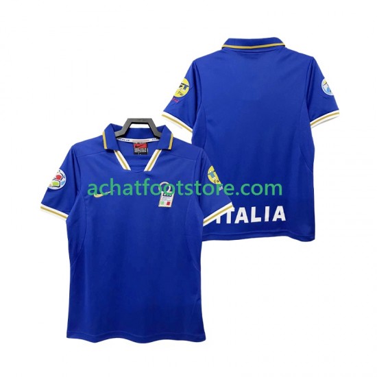 Maillot Italie Rétro Domicile Tenue pour Homme 1996 Manche Courte