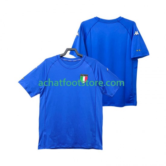 Maillot Italie Rétro Domicile Tenue pour Homme 2022 Manche Courte