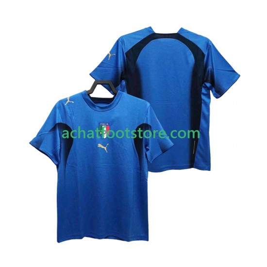Maillot Italie Rétro Domicile Tenue pour Homme 2006 Manche Courte