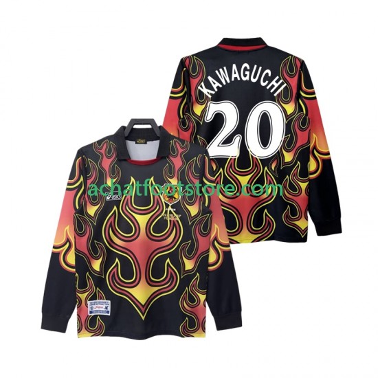 Maillot Japon KAWAGUGHI 20 Gardien Rétro Domicile Tenue pour Homme 1988 Manche Longue