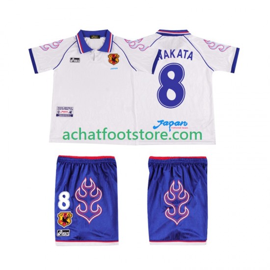 Maillot Japon NAKATA 8 Rétro Extérieur Tenue pour Enfant 1988 Manche Courte