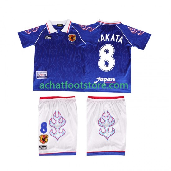 Maillot Japon NAKATA 8 Rétro Domicile Tenue pour Enfant 1988 Manche Courte