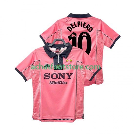 Maillot Juventus DEL PIER0 10 Rétro Extérieur Tenue pour Homme 2004 1988 Manche Courte
