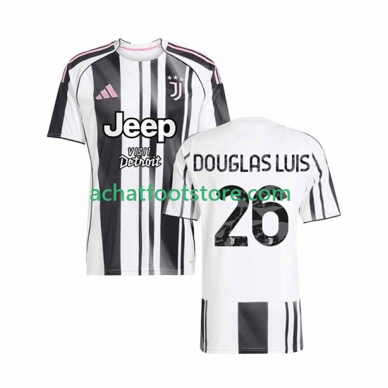 Maillot Juventus Douglas Luiz 26 Domicile Tenue pour Homme 2025-2026 Manche Courte