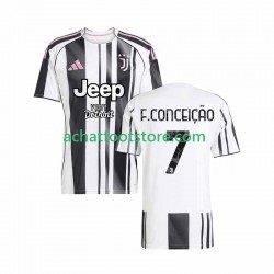 Maillot Juventus Francisco Conceicao 7 Domicile Tenue pour Homme 2025-2026 Manche Courte Maillot Juventus Francisco Conceicao 7 Domicile Tenue pour Homme 2025-2026 Manche Courte