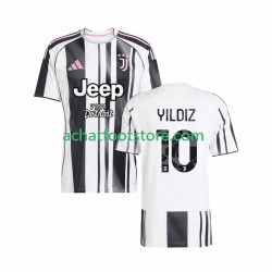 Maillot Juventus Kenan Yildiz 10 Domicile Tenue pour Homme 2025-2026 Manche Courte Maillot Juventus Kenan Yildiz 10 Domicile Tenue pour Homme 2025-2026 Manche Courte