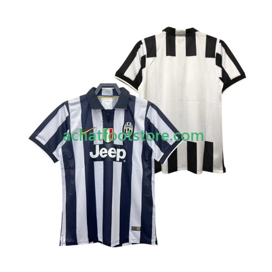 Maillot Juventus Rétro Domicile Tenue pour Homme 2014 2015 Manche Courte
