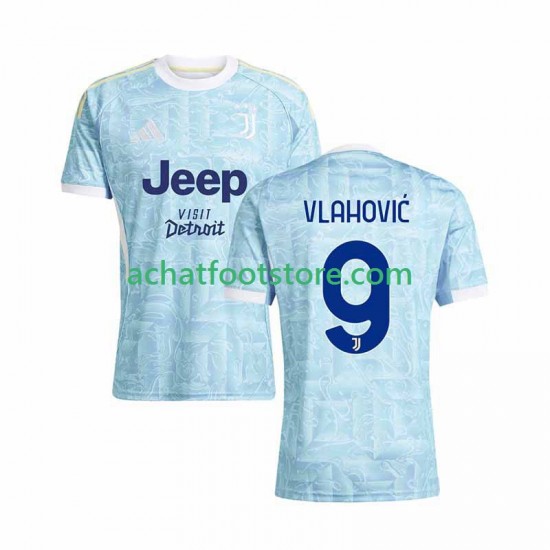 Maillot Juventus Vlahovic 9 Extérieur Tenue pour Homme 2025-2026 Manche Courte