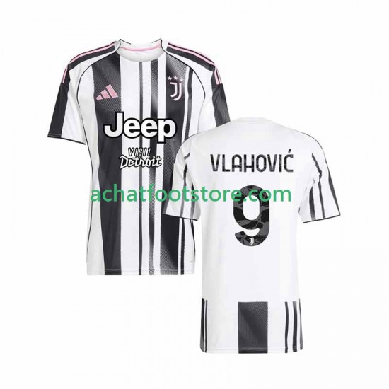 Maillot Juventus Vlahovic 9 Domicile Tenue pour Homme 2025-2026 Manche Courte