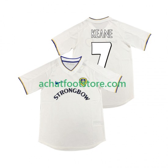 Maillot Leeds United KEANE 7 Rétro Domicile Tenue pour Homme 2022 2011 Manche Courte