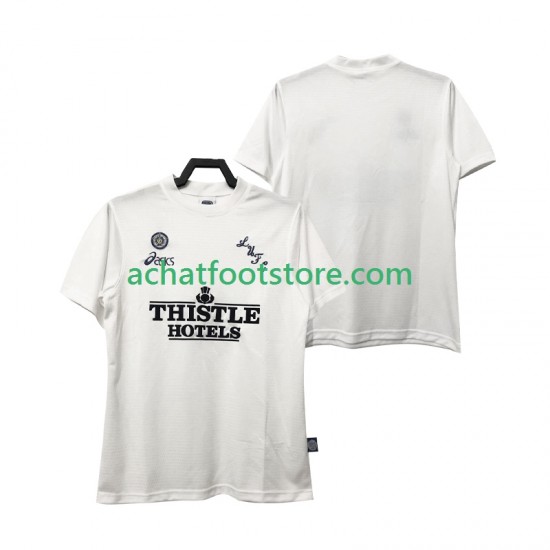 Maillot Leeds United Rétro Domicile Tenue pour Homme 1995 1996 Manche Courte