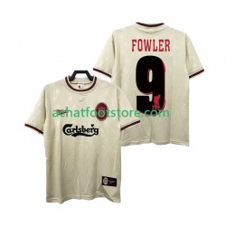 Maillot Liverpool FOWLER 9 Rétro Extérieur Tenue pour Homme 1996 2004 Manche Courte