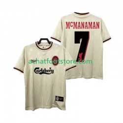 Maillot Liverpool MCMANAMAN 7 Rétro Extérieur Tenue pour Homme 1996 2004 Manche Courte