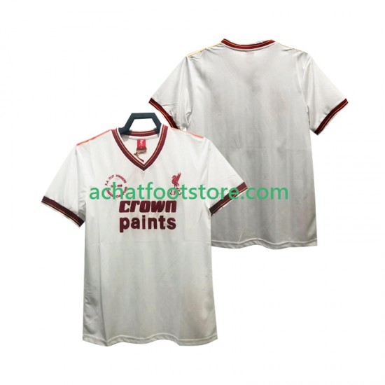 Maillot Liverpool Rétro Extérieur Tenue pour Homme 1985 1986 Manche Courte
