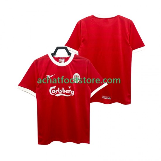 Maillot Liverpool Rétro Domicile Tenue pour Homme 1988 2002 Manche Courte