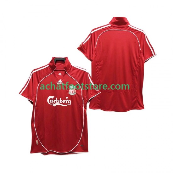 Maillot Liverpool Rétro Domicile Tenue pour Homme 2006 2008 Manche Courte