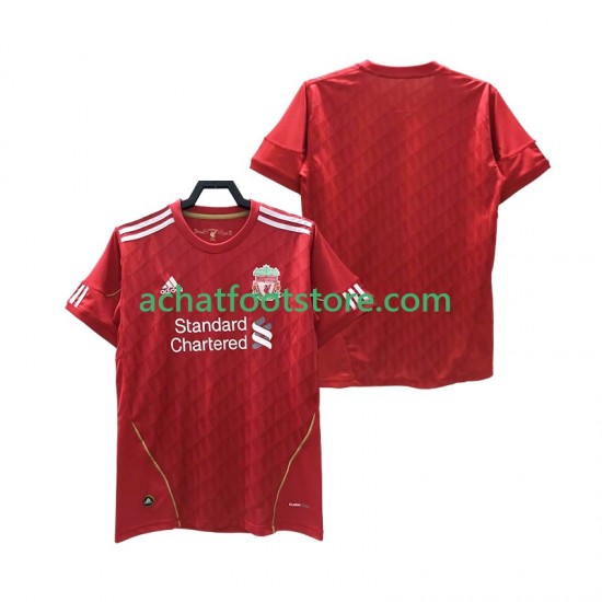 Maillot Liverpool Rétro Domicile Tenue pour Homme 2010 2012 Manche Courte