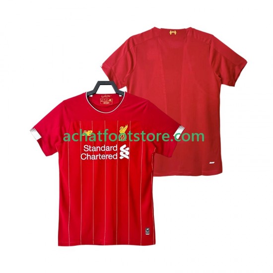 Maillot Liverpool Rétro Domicile Tenue pour Homme 2019 2020 Manche Courte