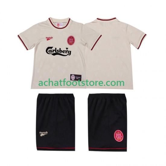 Maillot Liverpool LWP Rétro Extérieur Tenue pour Enfant 1996 2004 Manche Courte