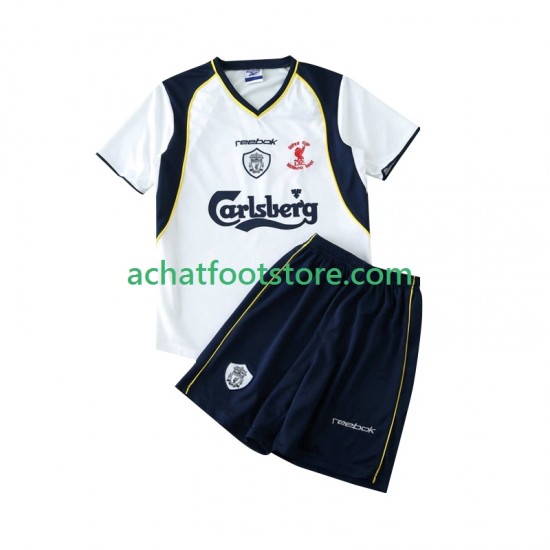Maillot Liverpool LWP Rétro Extérieur Tenue pour Enfant 2011 2010 Manche Courte