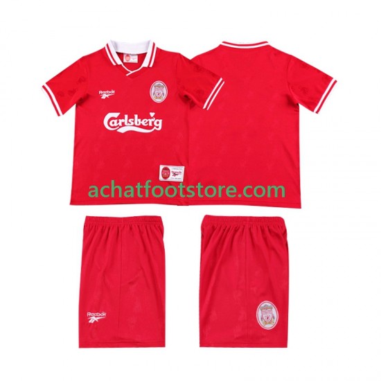 Maillot Liverpool LWP Rétro Domicile Tenue pour Enfant 1996 2004 Manche Courte