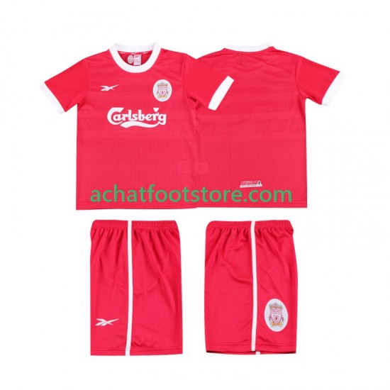 Maillot Liverpool LWP Rétro Domicile Tenue pour Enfant 2004 1988 Manche Courte