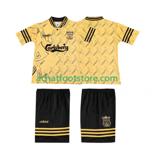 Maillot Liverpool LWP Rétro 3ème Tenue pour Enfant 1994 1996 Manche Courte