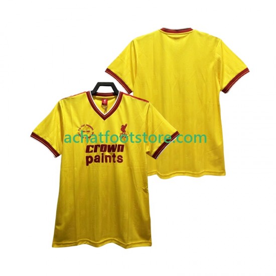 Maillot Liverpool Rétro 3ème Tenue pour Homme 1985 1986 Manche Courte