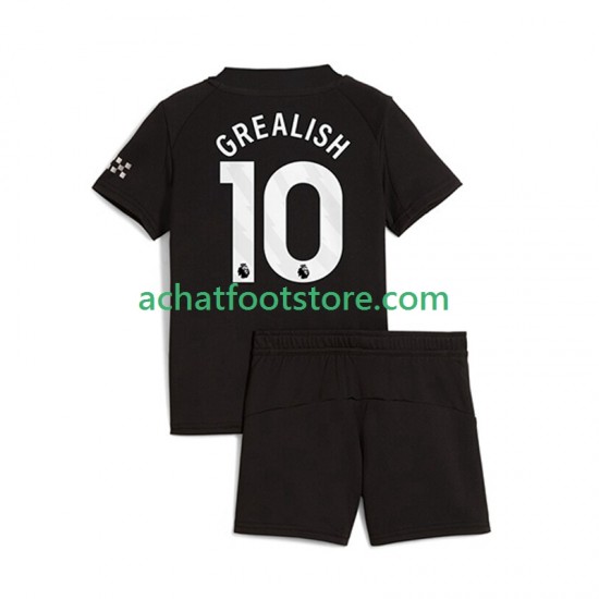 Maillot Manchester City Jack Grealish 10 Extérieur Tenue pour Enfant 2025-2026 Manche Courte